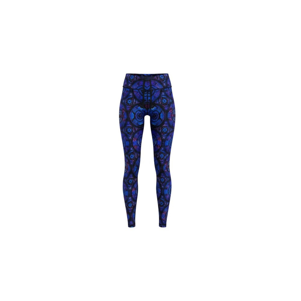 Danskin Now Leggings Womens Large 12-14 Blue Mandala Print Performance Tights